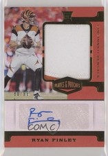 2019 Panini Plates & Patches Rookie 80/99 Ryan Finley #RPA-RFI Patch Auto 0c6