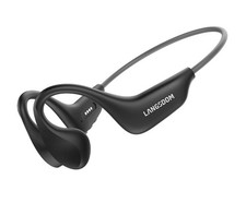 Swimming Headphones IP68 Waterproof, Bone Conduction Headphones MP3 Black