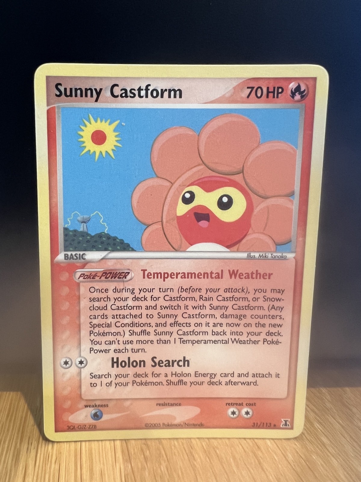 Sunny Castform EX Delta Species 31/113 Near Mint Rare Non Holo Pokemon Card