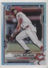 2021 Bowman Draft Chrome Sky Blue Refractor Matheu Nelson #BDC-103 c5r