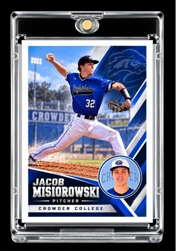 2022 Jacob Misiorowski Future Stars College Rookie Card #FS-JM32 Crowder College - product listing photo