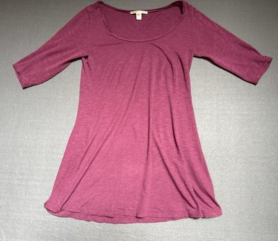 Thread 4 thought 3/4 Length Sleeves Plum Women s Medium 