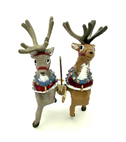 Hallmark 1992 Comet & Cupid Ornament #3 in Santa & His Reindeer Collection - Bild 3 von 15
