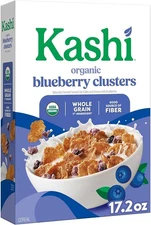 (Free Duty Tax) Kashi Breakfast Cereal, Organic, Whole Grain, Blueberry Clus