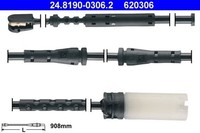 ATE Warnkontakt Bremsbelagverschleiss Vorne Passend FüR Mini R60 R61