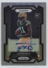 2023 Panini Prizm Rookies Silver Prizm Auto Jayden Reed #334 Auto 1q1l