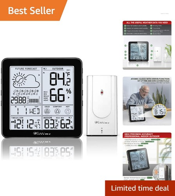 #ad Comprehensive Weather Station: Monitor Temperature Barometric Pressure amp; More $76.46