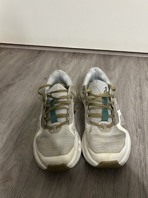 On Cloudrunner 2 women s [W7] Running Shoes White Green Mesh Sneakers Cushioned