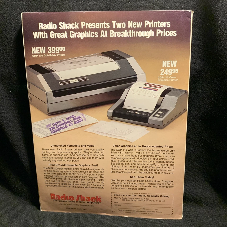 Vintage Byte Magazine October 1982 - Image 2 of 4