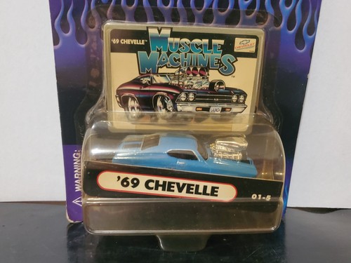 Muscle Machines '69 Chevy Chevelle SS Car-Toons 1:64 Diecast 6pc Car Lot - Picture 9 of 23