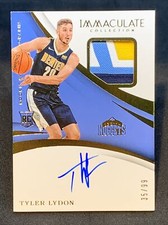 TYLER LYDON RC “SICK” 4-CLR PATCH AUTO #/99 ~2017-18 IMACCULATE COLLECTION RPA