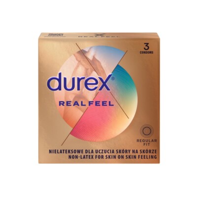 Durex Real Feel Kondome, 3 Stück