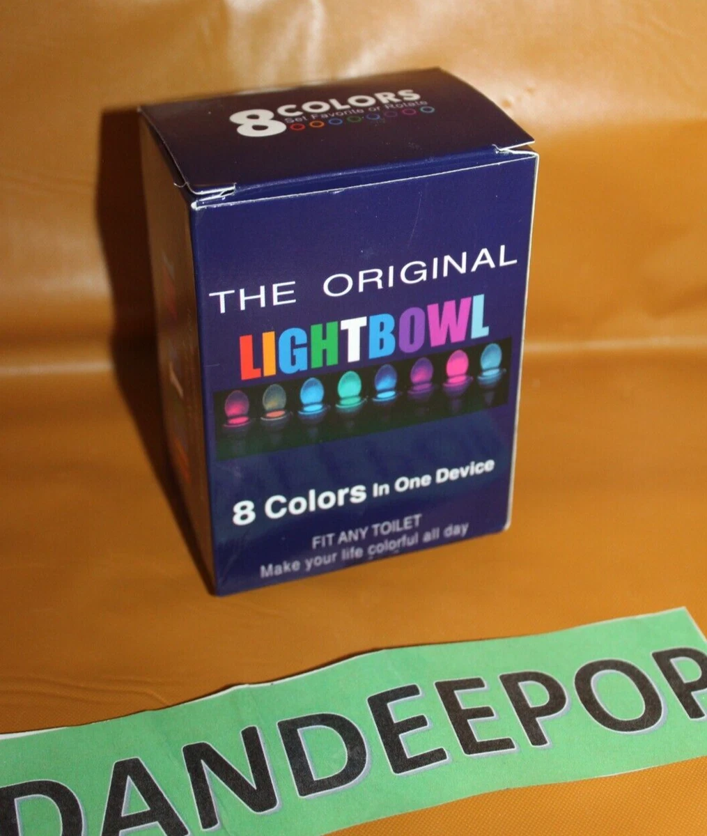 The Original Lightbowl Toilet Light 8 Colors Night Light eBay