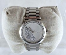 Olivia Burton Signature 34mm Silver Rose Watch