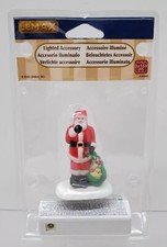 2022 Lemax Santa Is Here - Lightable Santa Blow Mold Christmas Village Figurine-