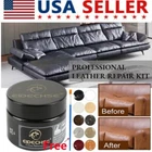 Leather Repair Filler Cream Restore Car Seat Sofa Scratch Scuffs Holes Rips 50g~