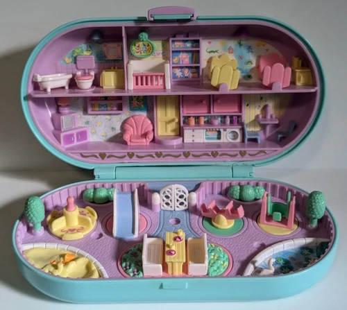 Bluebird Vintage/Nostalgia Polly Pocket Babysitting Stamper Playground Compact