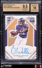 POP 1 Darren Waller RC BGS 9.5 w 10 Auto: 2015 Crown Royale Bronze Gisto /199