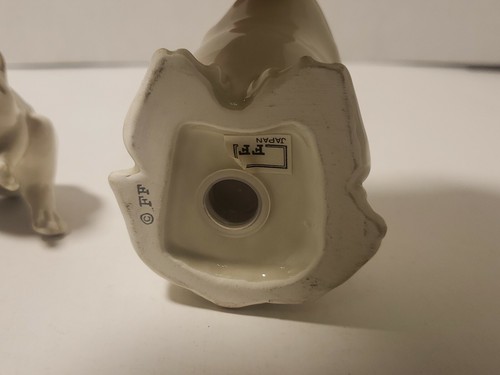 White Frog Salt Pepper Shakers FF Japan - Picture 7 of 7