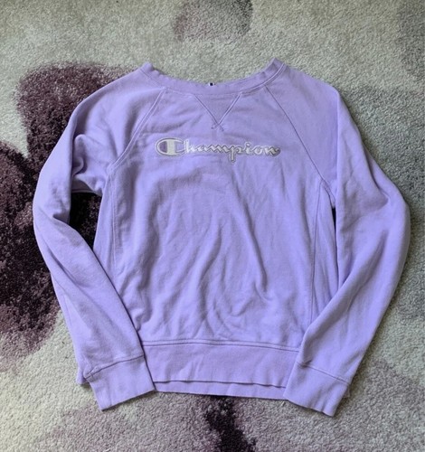 champion crewneck sweatshirt lavender 