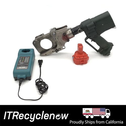 Generic Hydraulic Cable Wire Cutter Tool Cordless with Charger and ...