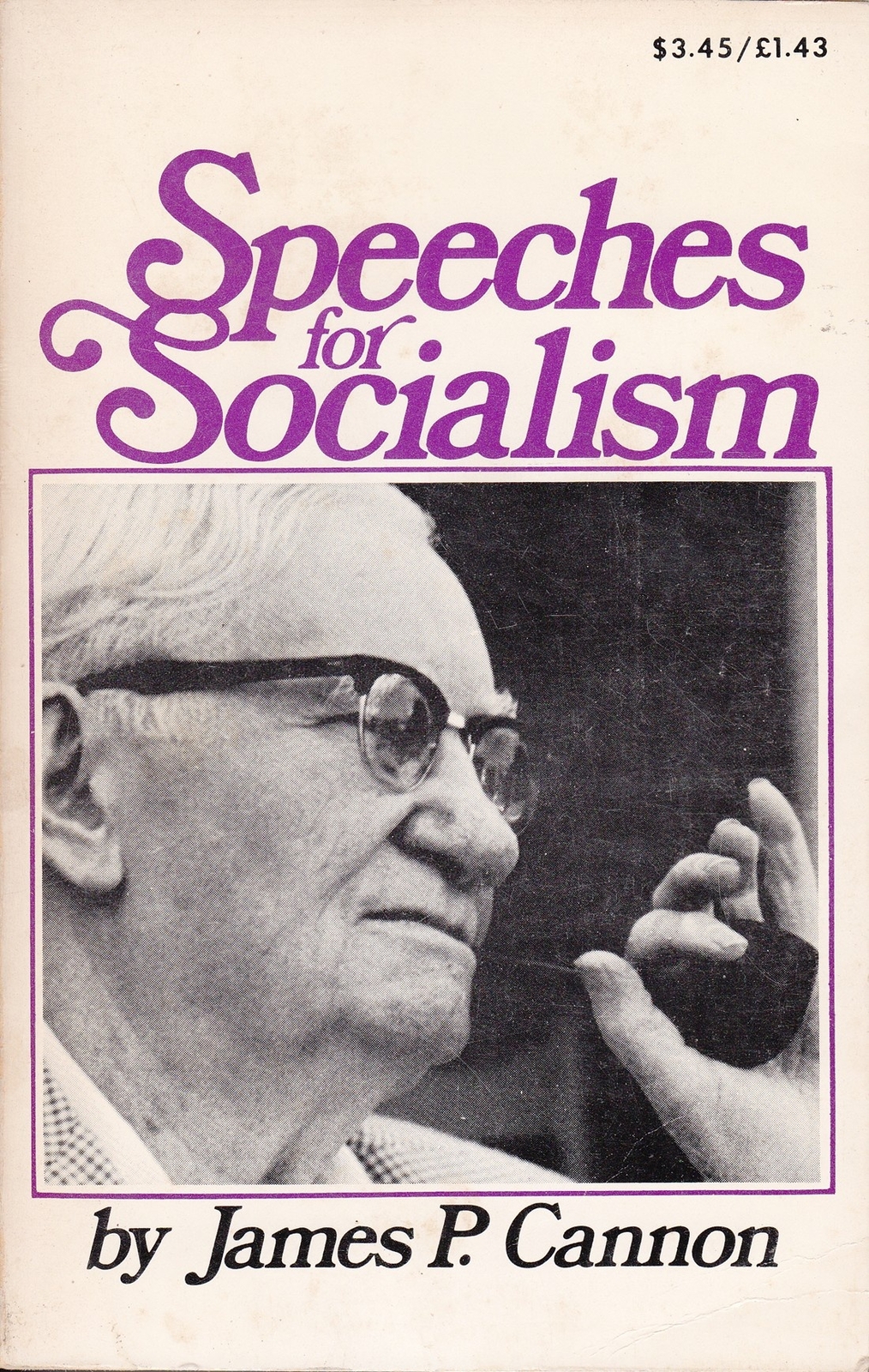 Speeches for Socialism - James P Cannon - Acceptable - Paperback