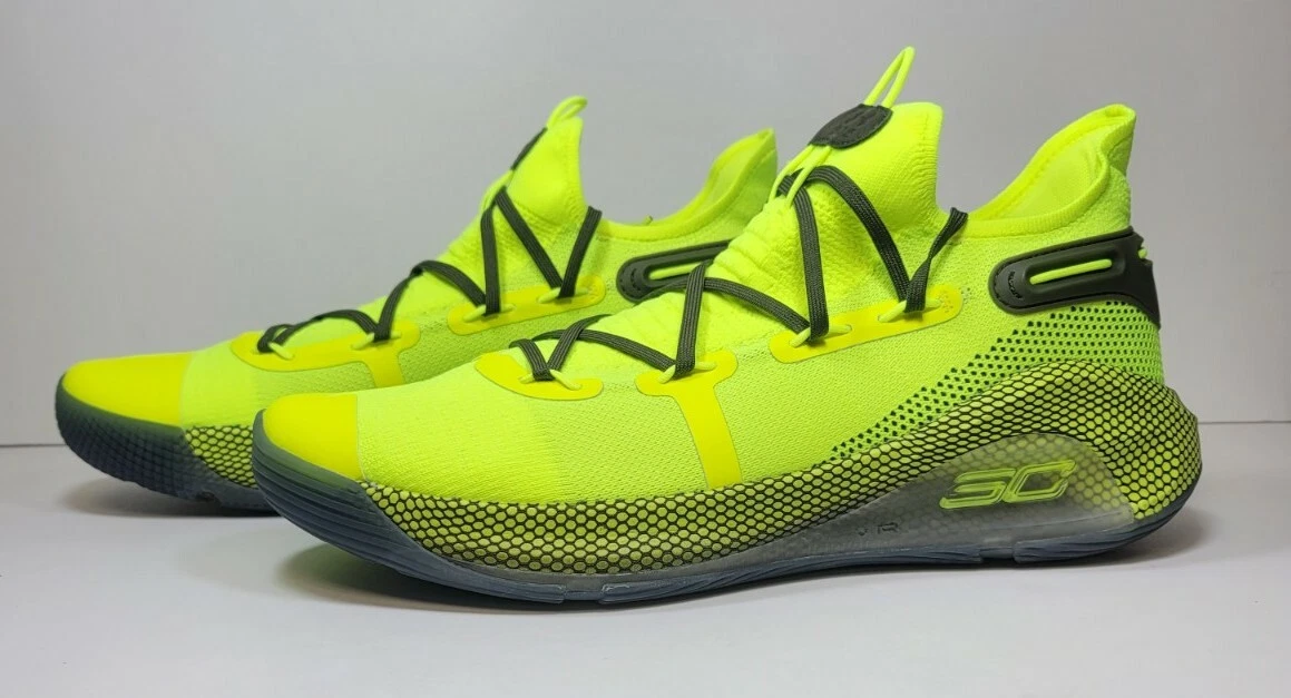 Under Armour Curry 6 Coy Fish Neon Shoes 3020612-302 Size 15 | eBay