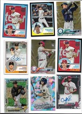 Garrett Mitchell 2021 Bowman Chrome 40-Man Futures Cracked Ice 114/150!