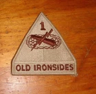 U.S.ARMY PATCH,SSI, DCU,DBDU,DESERT,  1ST ARMOR DIVISION