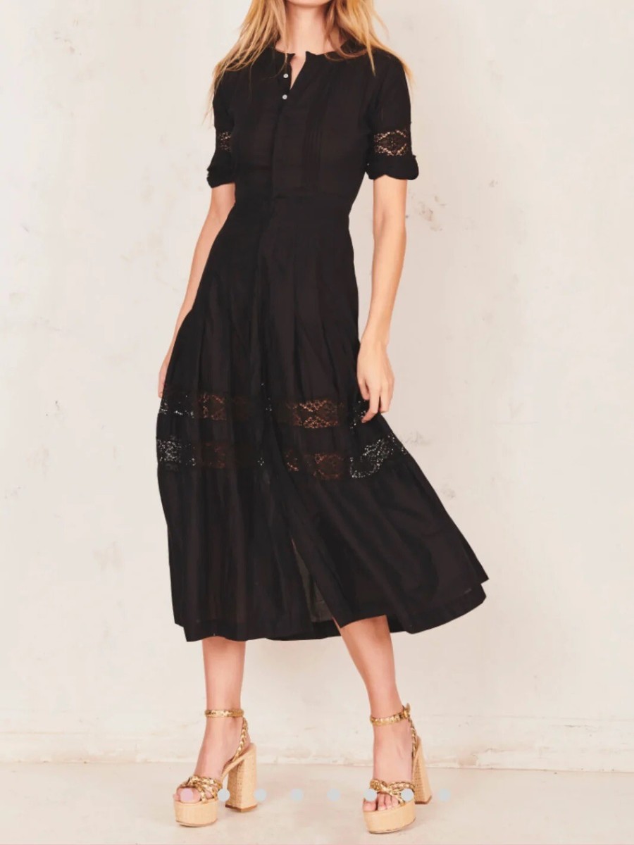 black denim cami dress Dress, FOG / S Shipping Delay 09/29/2023 - 10/04/2023 Sleeveless Theory Striped Knit Color:Grayish Blue Crafted from comfortable denim