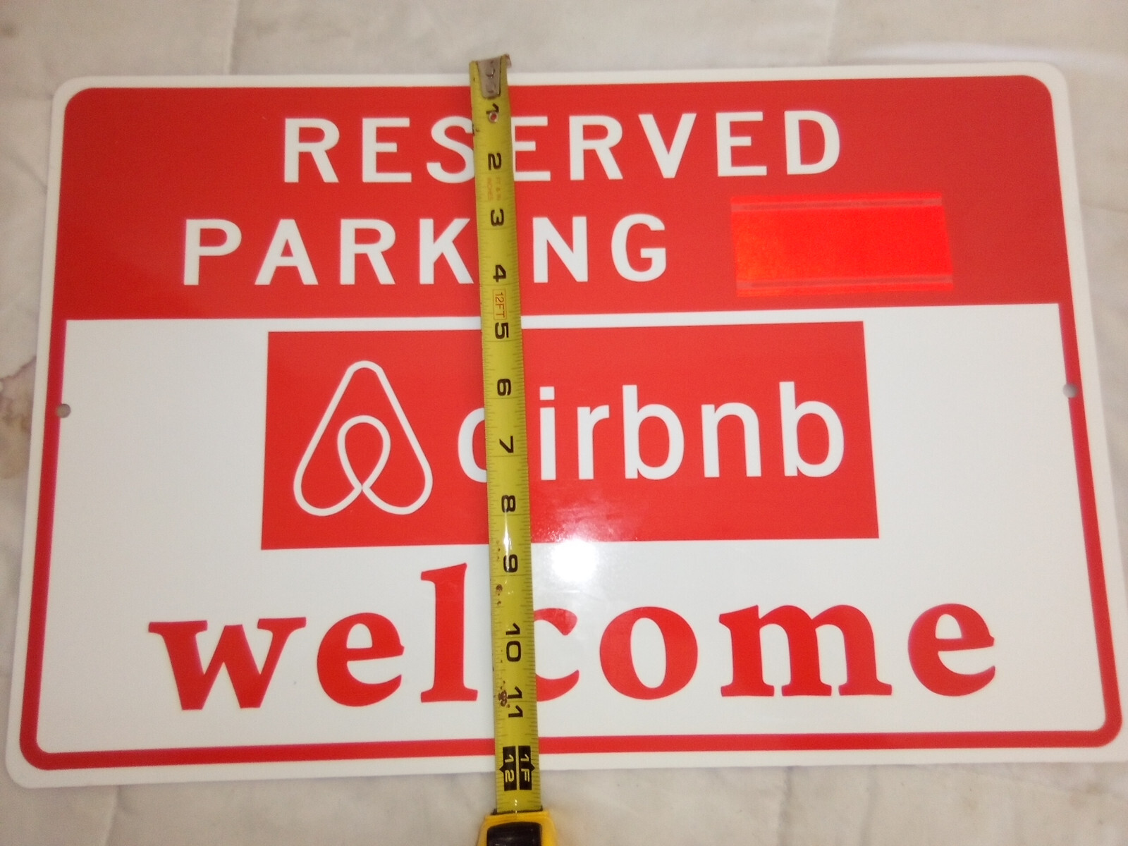 Airbnb Aluminum Weatherproof Sign 12x18 (New Other)