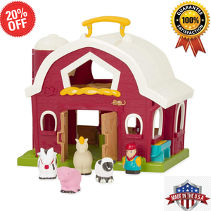 battat big red barn playset