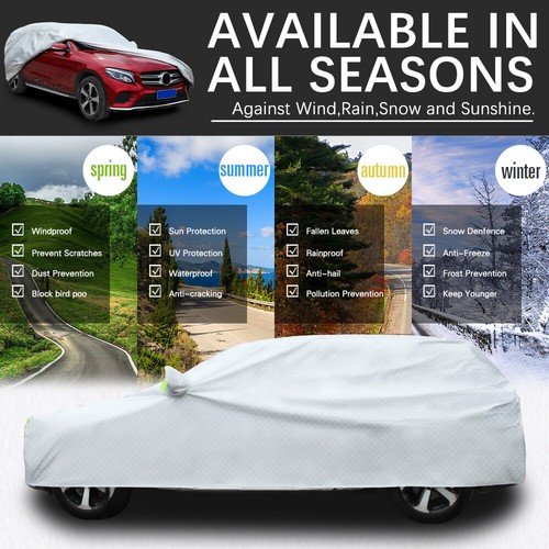 For Volvo XC90 2016-2020 Full Car SUV Cover Waterproof Outdoor Rain UV Resistant - Picture 4 of 11
