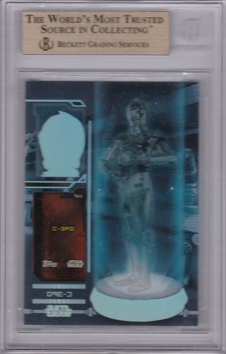 STAR WARS 2015 TOPPS HIGH TEK TEK HEADS TH2 C-3PO 25/50 BGS 9.5 GEM MINT - Picture 2 of 2