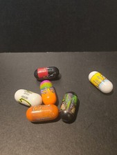 Vintage Lot of 6 Mighty Beanz Moose Toys Beans Mixed