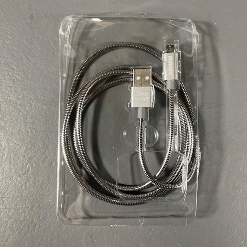PowerXcel Durable 4 Ft. Rapid Charge Micro USB Metallic Charge & Sync Cable - Picture 17 of 24