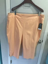 Counterparts 24W Peach Cobbler Super Stretch Capris New w/Tags