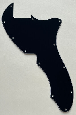 3 Ply Black Pickguard Fit US Telecaster Thinline/Tele 69 Blank Style