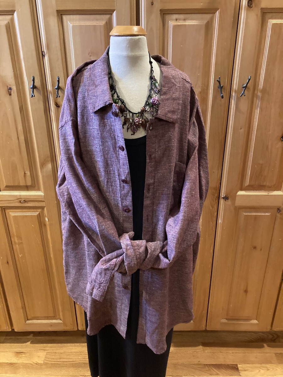 Vintage Flax Jeanne Englehart Pocket Shirt | eBay