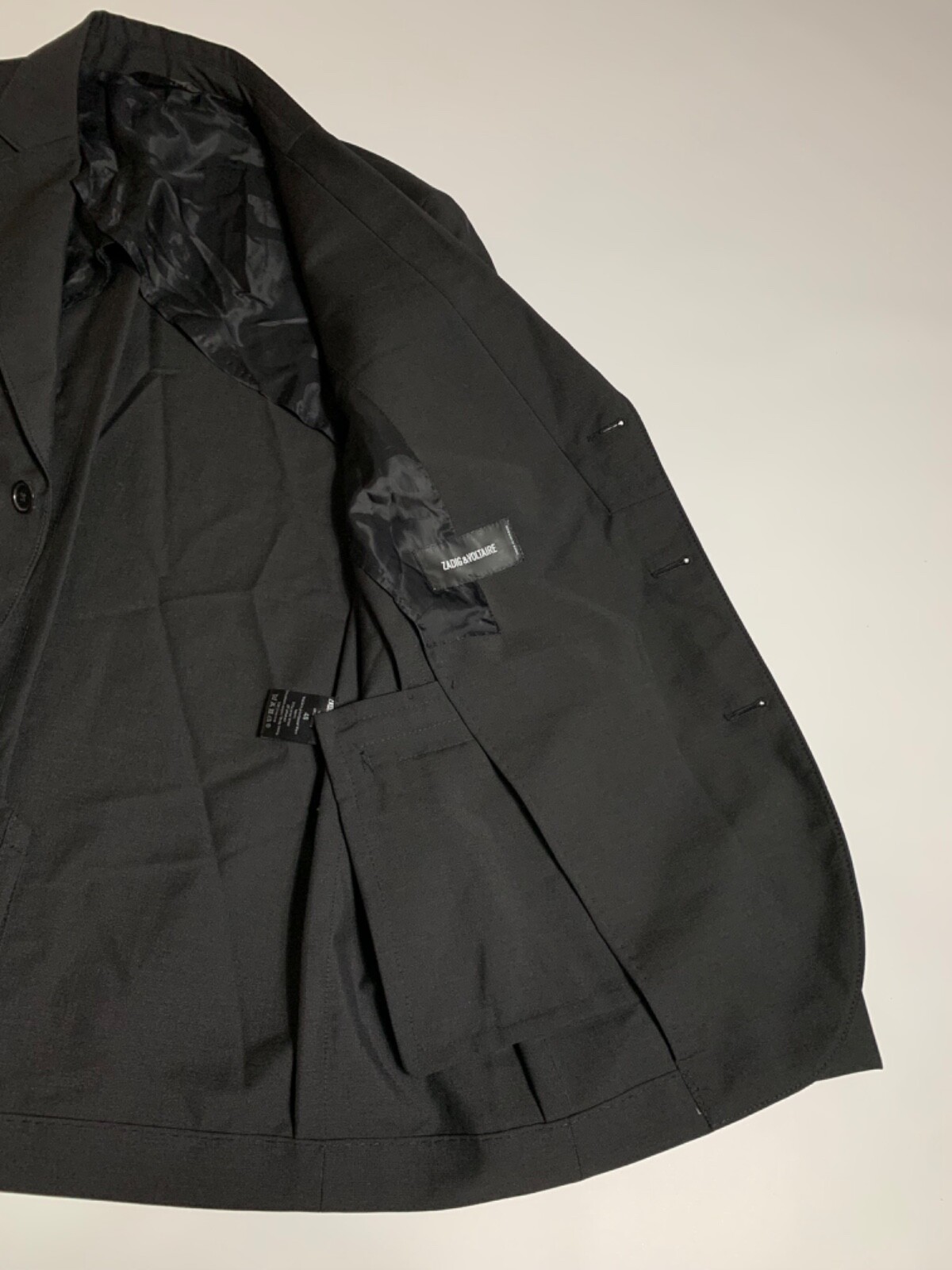 Zadig Voltaire blazer jacket womens  balck size 48 rare Ukraine image 6