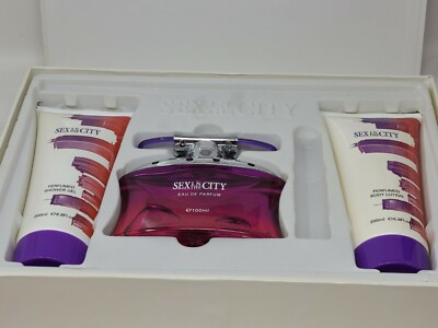 Sex In The City Elegant Fantastic Gift Set Perfume Shower Gel Body Lotion 
