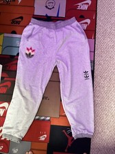 ADIDAS Trefoil Logo Play Cuff Relaxed fit high rise joggers Sz XL 65 retail