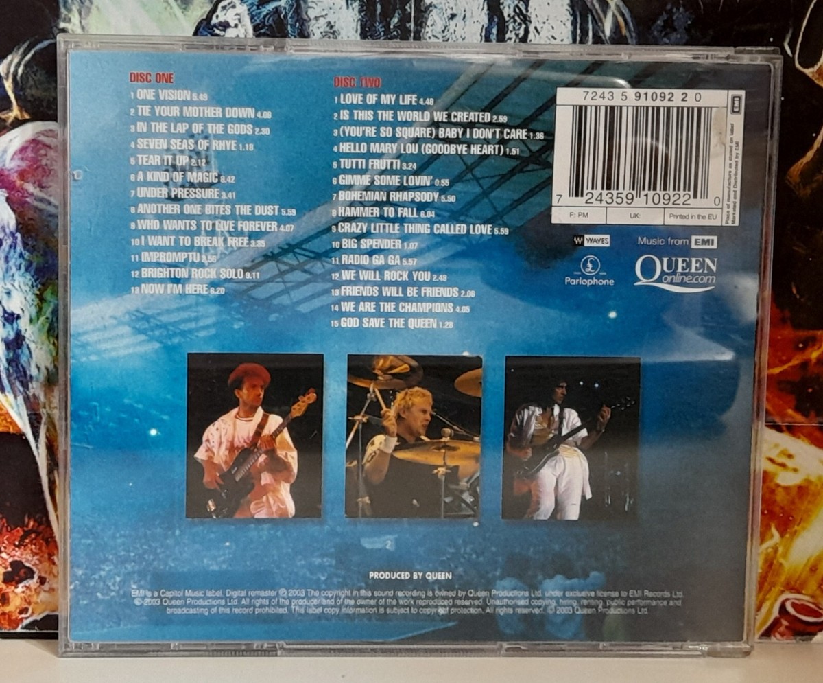 QUEEN : Live At Wembley Stadium - 2003 digitally remastered 2CD