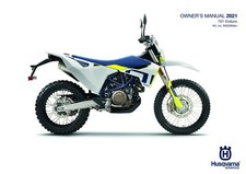 Husqvarna Owners Manual Book Guide 2021 701 ENDURO US Model