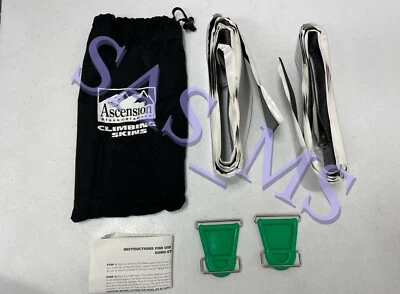 BLACK DIAMOND ASCENSION NYLON CLIMBING SKINS FOR SKIS BLACK --- NEW YEAR SALE