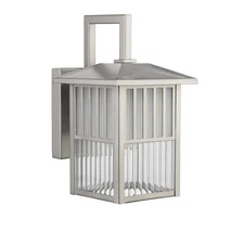 Chloe Transitional 1-light Brushed Nickel Outdoor Wall N/A