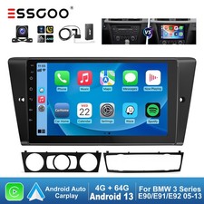 F�r BMW 3er E90 E91 E92 316i Carplay DAB+ Autoradio Android 13 4+64G GPS NAV Cam