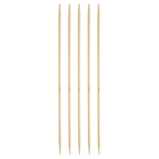 5Pcs Bamboo Knitting Needles Double Pointed US 2.5(3mm) 7.9 Inch(20cm) Yellow