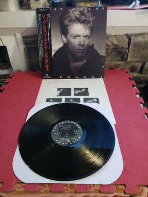 Bryan Adams Reckless LP AMP-28100 Japanese Pressing Insert OBI Heaven Run To You