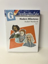 Spelling You See Level G Modern Milestones Student Workbook Part 1 + 2 SEALED